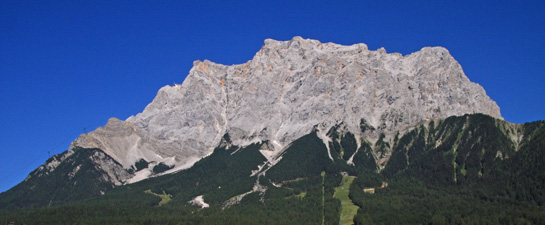 Die Zugspitze - hchster Berg Deutschlands